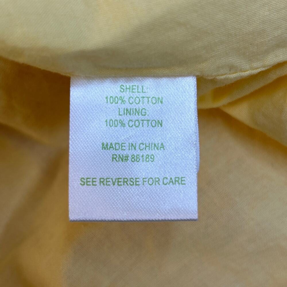 Lilly Pulitzer Felicity Starfruit Yellow Fly Away Eyelet Dress 4 Y2K Sundress - Picture 10 of 10